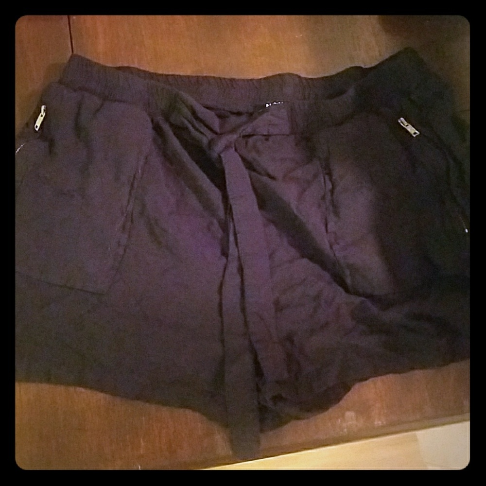 Black comfy shorts